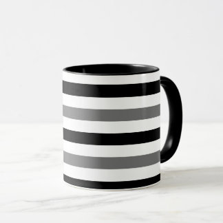Ahs Black and white stripes design Mug
