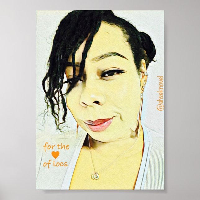 Ahsek Novel For the Love of Locs 9 Poster (Front)