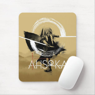 Ahsoka Dual Lightsaber Illlustration Mouse Pad