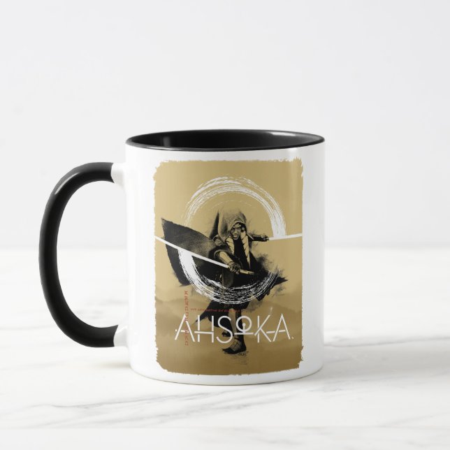 Ahsoka Dual Lightsaber Illlustration Mug (Left)