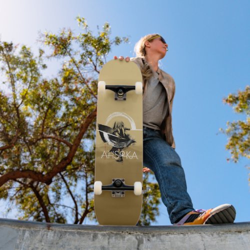 Ahsoka Dual Lightsaber Illlustration Skateboard
