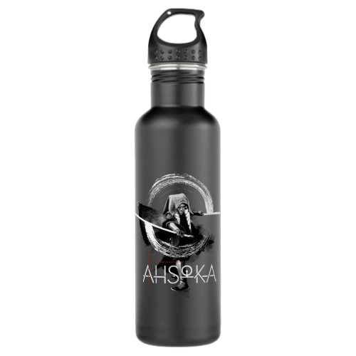Ahsoka Dual Lightsaber Illlustration Stainless Steel Water Bottle