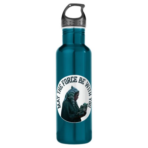 Ahsoka  Grogu _ May The Force Be With You Stainless Steel Water Bottle