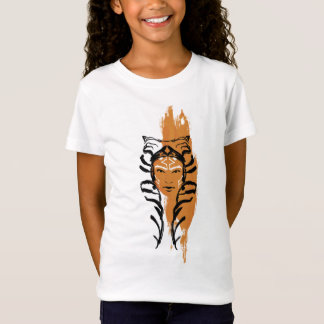 Ahsoka Orange Swatch Brush Illustration T-Shirt