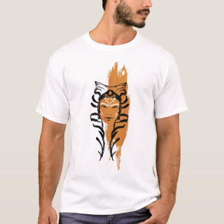 Ahsoka Orange Swatch Brush Illustration T-Shirt
