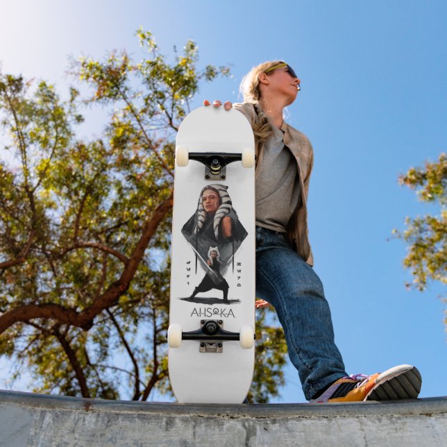 Ahsoka Tano Character Illustration Skateboard (Outdoor 1)
