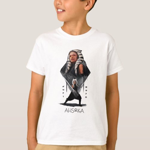 Ahsoka Tano Character Illustration T_Shirt