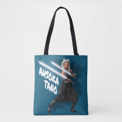 Ahsoka Tano Lightsaber Graphic Tote Bag