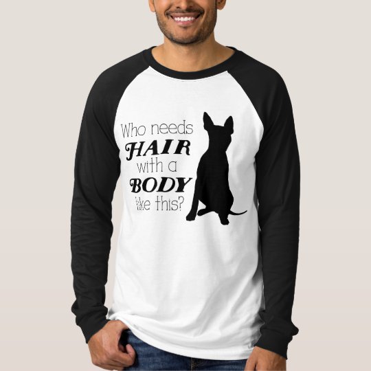 Download AHT "Who needs hair?" Men's Raglan Long Sleeve T-Shirt ...