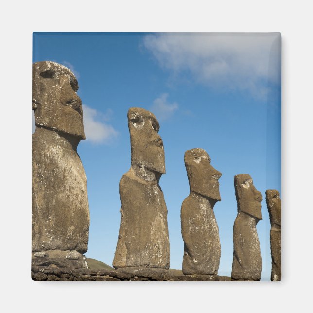 Ahu Akivi, Rapa Nui, Easter Island, Chile 2 Magnet (Front)