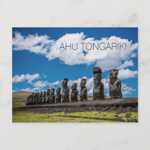 Ahu Tongariki, Rapa Nui, Easter Island Postcard