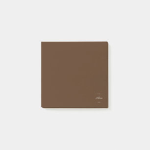 Ahua Original Logo Brown Post-it Notes