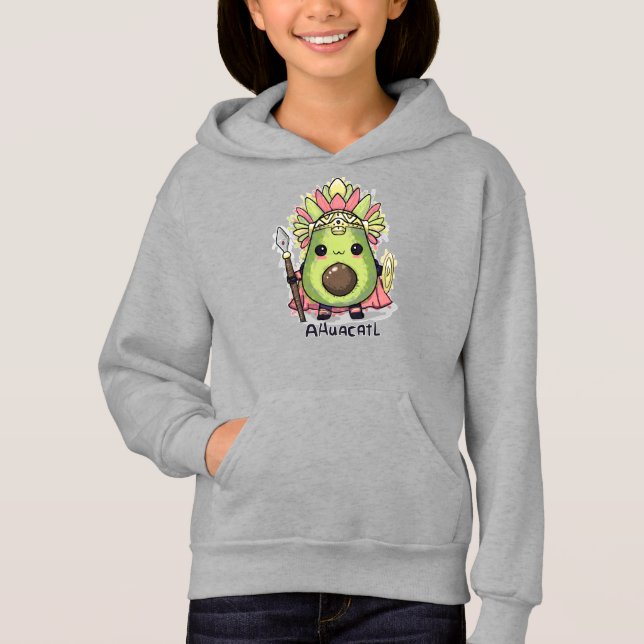 Ahuacatl Aztec Warrior Avocado Hoodie (Front)