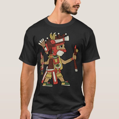 Ahuiateteo Aztec God Mayan Inca Toltec Gift2 T_Shirt
