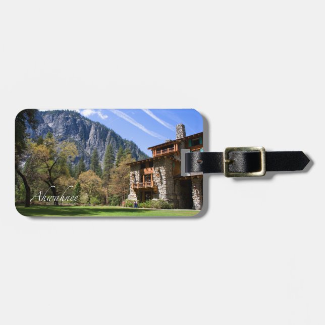 Ahwahnee Luggage Tag (Front Horizontal)