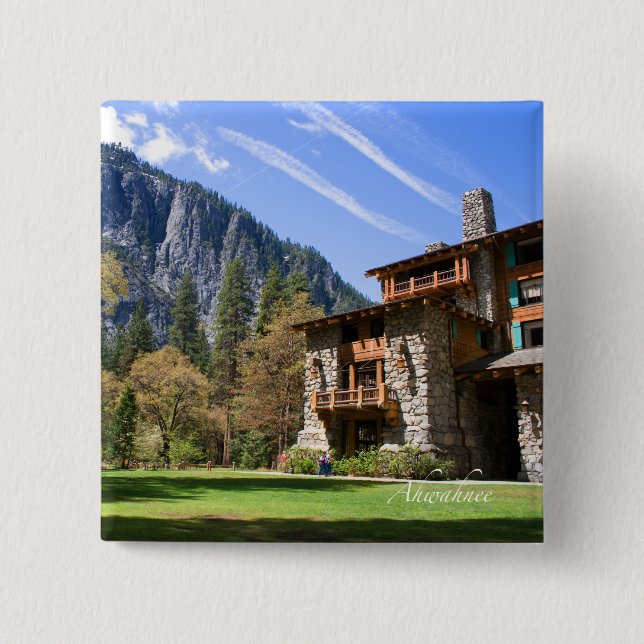 Ahwahnee Pinback Button (Front)