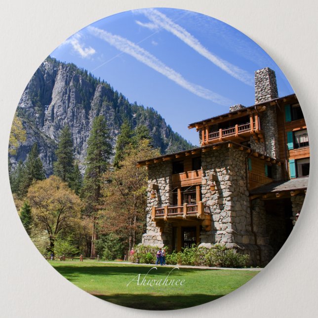 Ahwahnee Pinback Button (Front)