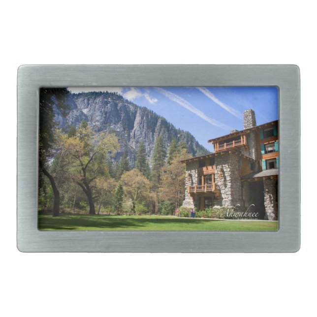 Ahwahnee Rectangular Belt Buckle (Front)
