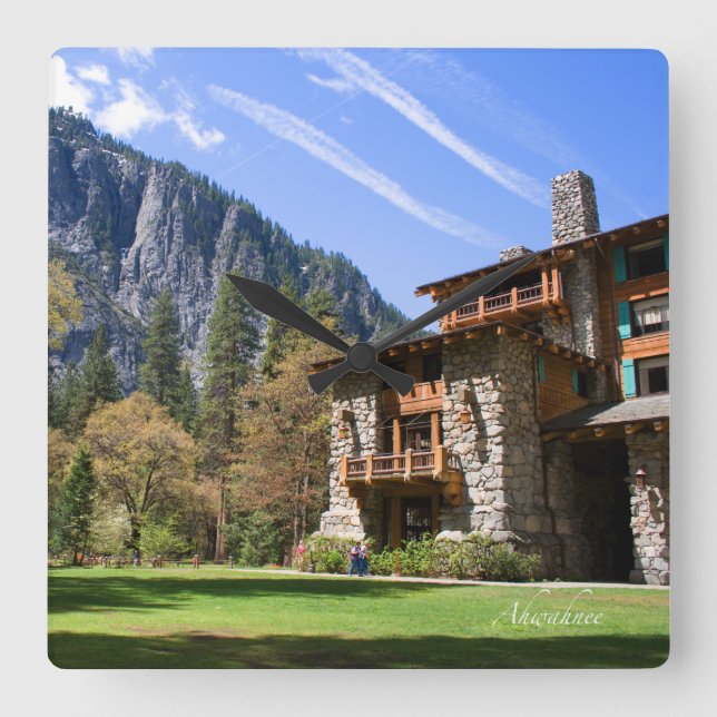 Ahwahnee Square Wall Clock (Front)