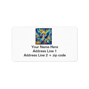 AI Abstract Illusionism Angel Expressionist Effect Label