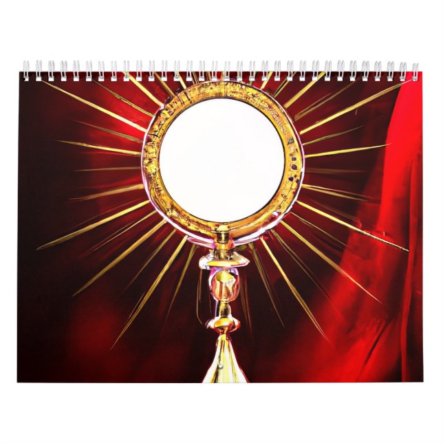 AI Art Blessed Sacrament Host in a Monstrance 1 Calendar (Cover)
