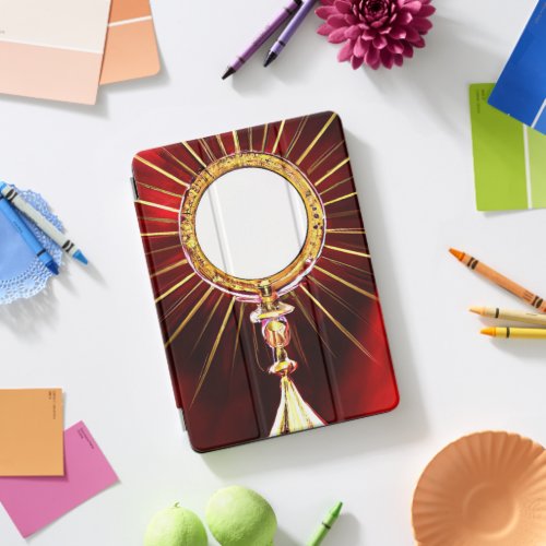 AI Art Blessed Sacrament Host in a Monstrance 1 iPad Pro Cover