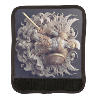 "AI Art Decoration,Fantasy Art,Sculpture-style Art Luggage Handle Wrap