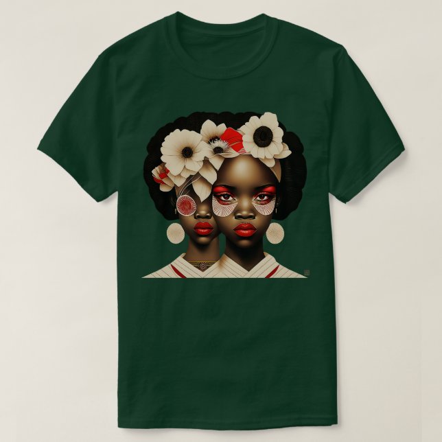 AI Art Now you see me now you dont T-Shirt (Design Front)