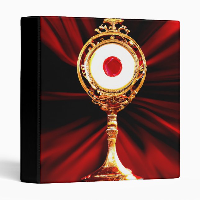 AI Art of A Eucharistic Miracle 3 Ring Binder (Front/Spine)