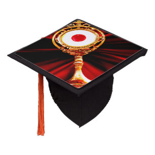 AI Art of A Eucharistic Miracle Graduation Cap Topper