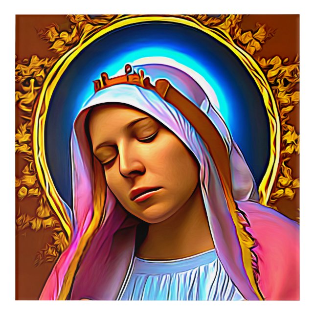 AI Art of The Blessed Virgin Mary (Front)