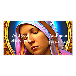 AI Art of The Blessed Virgin Mary Card