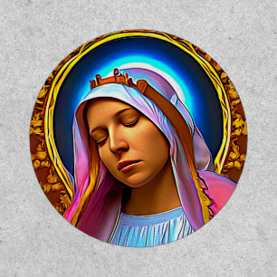 AI Art of The Blessed Virgin Mary Patch