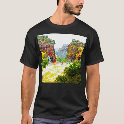 AI ART The Grand Canyon T_Shirt