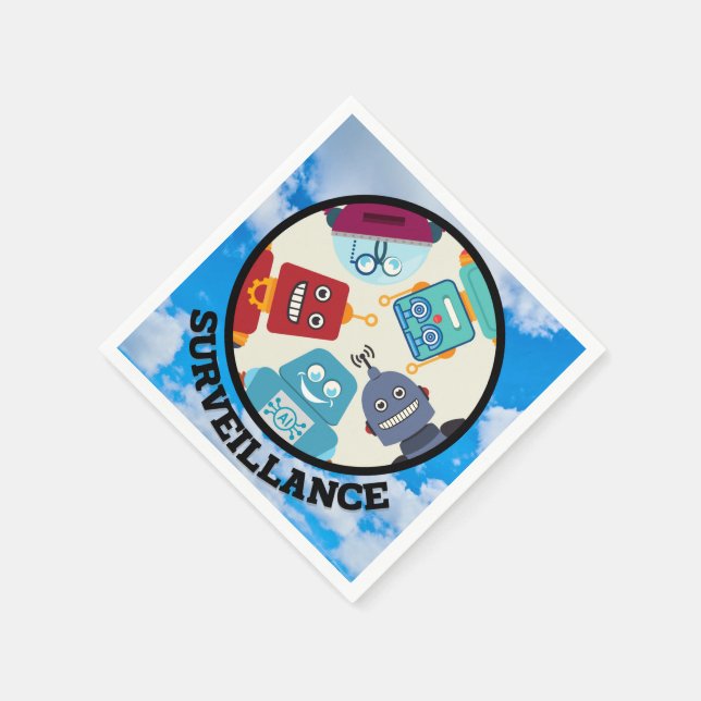 AI (Artificial Intelligence) - Surveillance Napkins (Corner)