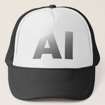 Ai Artificial Intelligence Trucker Hat by hera56 at Zazzle