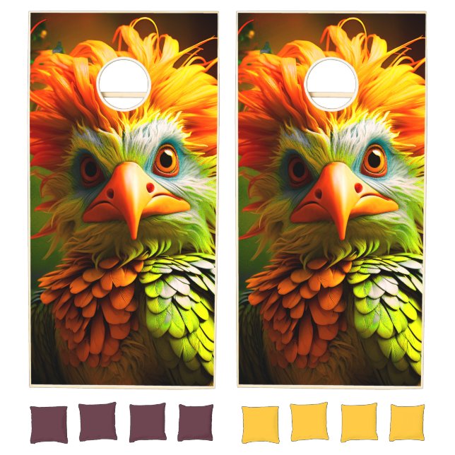 Ai Artsy Bird Cornhole Set (Set)