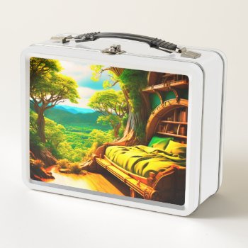 Ai Bedroom Metal Lunch Box by MarblesPictures at Zazzle