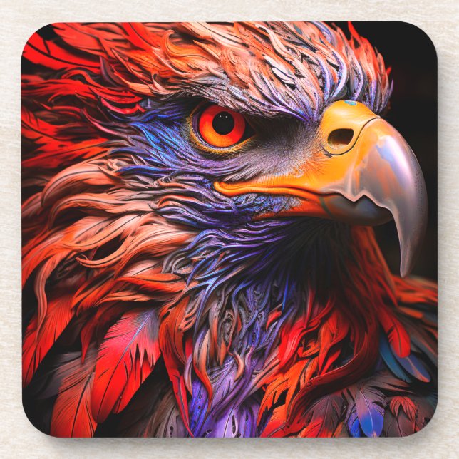 Ai Bird Beverage Coaster (Front)