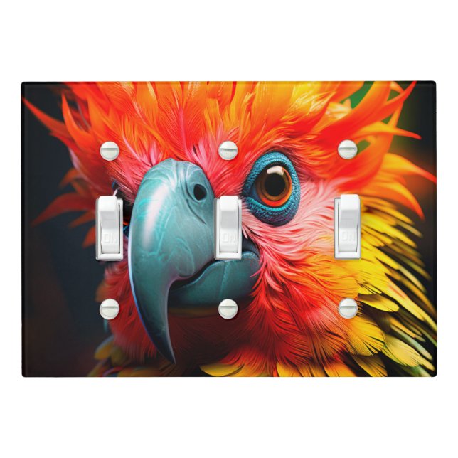 Ai Bird Light Switch Cover (In Situ)