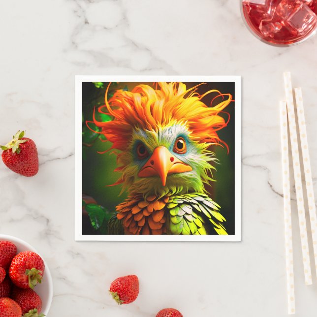 Ai Bird Napkins (Insitu)