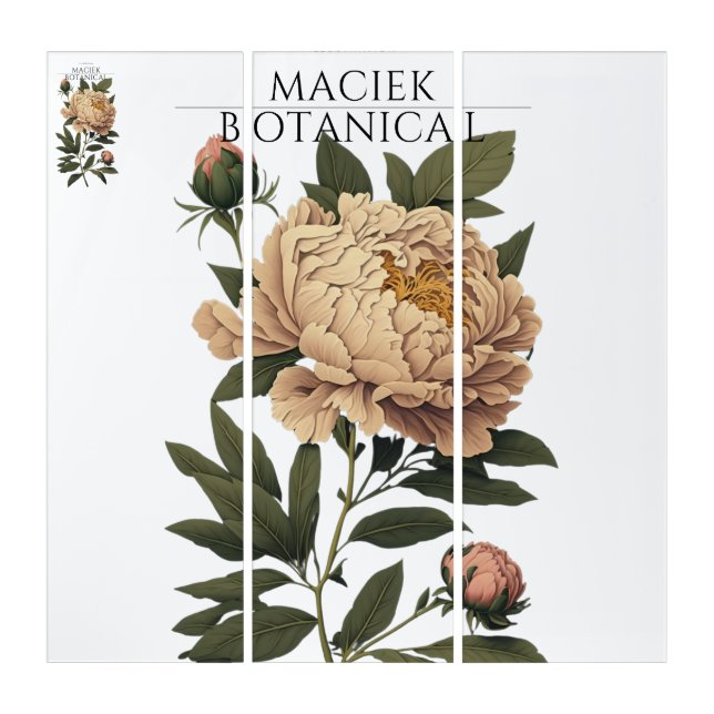 AI Botanical Triptych (Front)