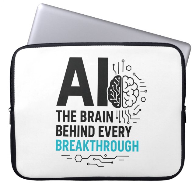AI Brain Sleeve | Breakthrough Tech Protector (Front)