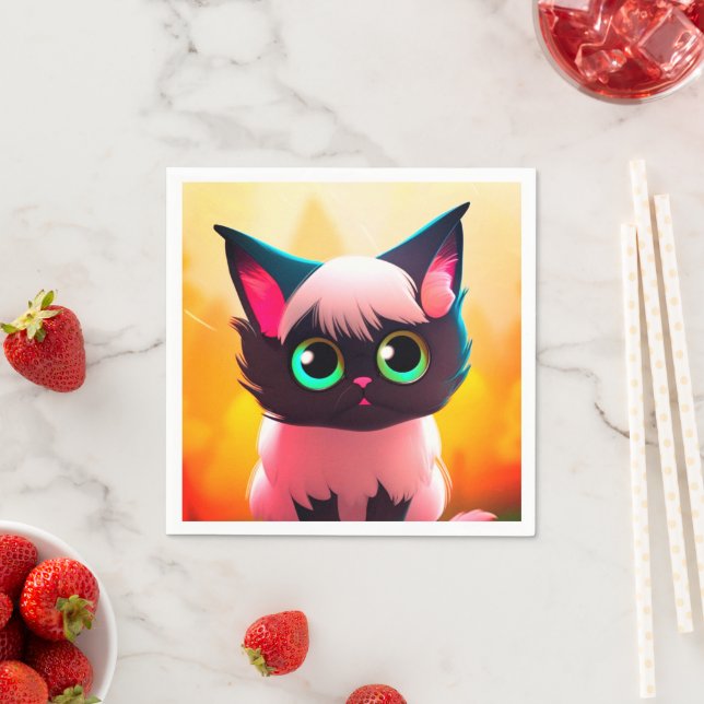 Ai Cat Napkins (Insitu)