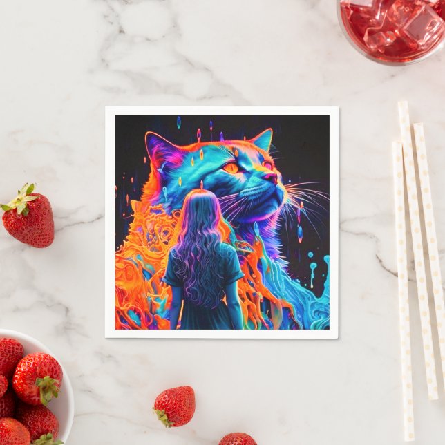 Ai Cat Napkins (Insitu)