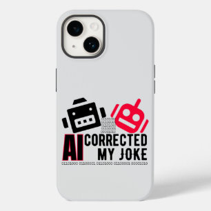 AI Corrected my Joke.w L Grey Case-Mate iPhone 14 Case