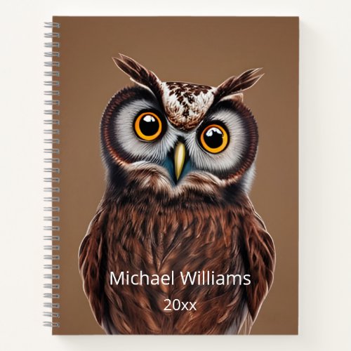 AI Created Photo Realistic Add Name And Year Notebook