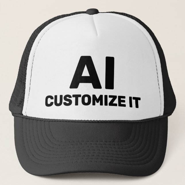 AI Customized™ Trucker Hat (Front)