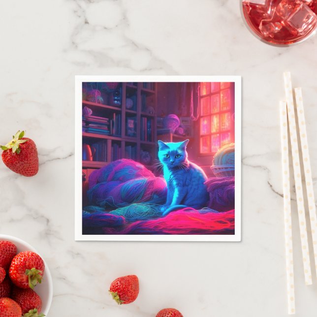 Ai Cute Cat Napkins (Insitu)