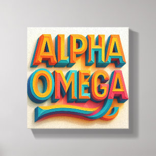Ai Design Alpha& Omega Canvas Wall Décor